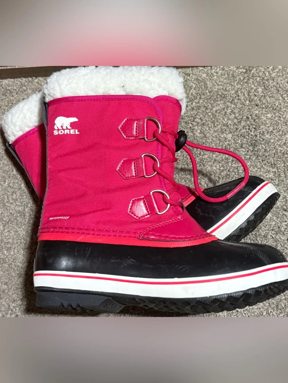 Sorel Size-4 Boots Yoot PAC Nylon WP  Fuchsia
